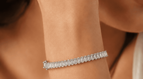 Crystal tennis bracelet as an anniversary jewellery gift — Anti-Tarnish Waterproof Jewellery | House of Zena