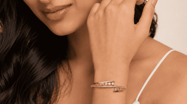 Gold plated open cuff bangle showing durable anti-tarnish finish after daily wear — Anti-Tarnish Waterproof Jewellery | House of Zena