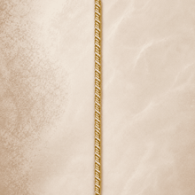 The French Churro Rope Chain — Gold Plated Seraphine Twist Bracelet by House of Zena, styled on model