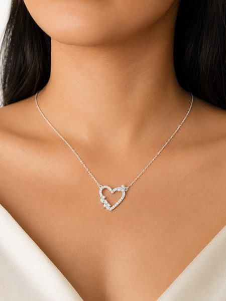 Amora Open Heart Necklace