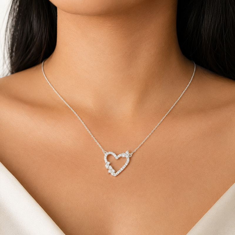 Amora Open Heart Necklace