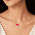 The Cherry Duo Solitaire Pendant