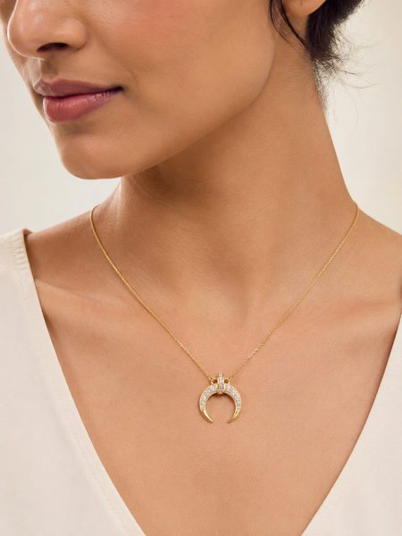 Lunara Crescent Necklace