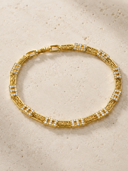 Astera Greek Link Bracelet