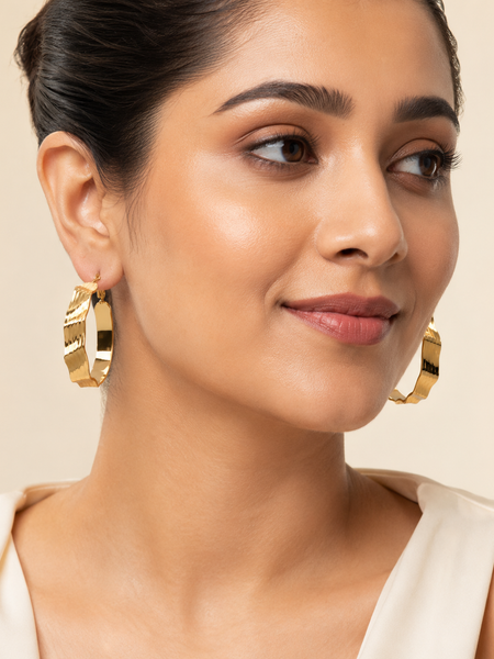 Auric Wave Hoops