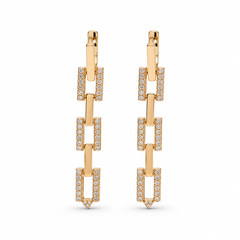 Celestia Link Drop Earrings