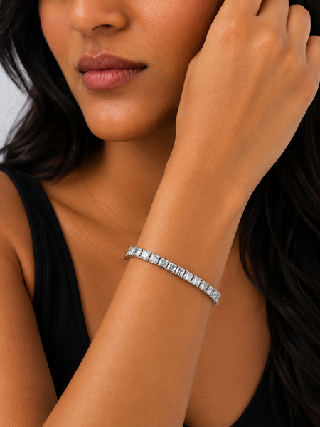 Aveline Princess Tennis Bracelet