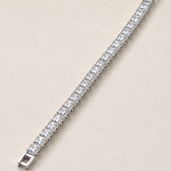 Aveline Princess Tennis Bracelet