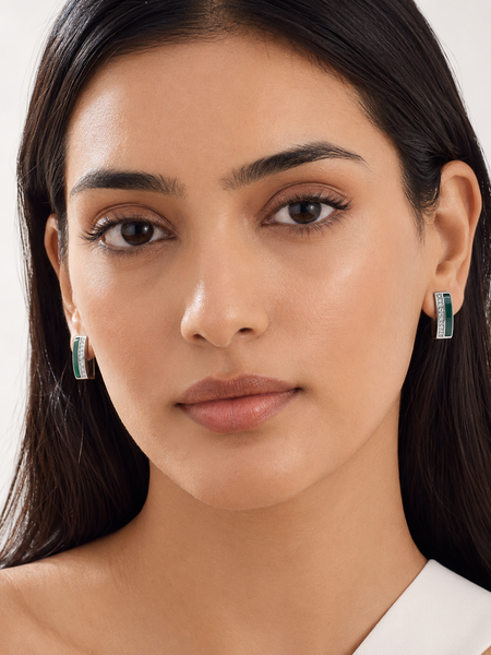 Emerald Edge Hoops