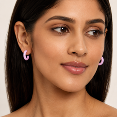 Blush Pop Hoops