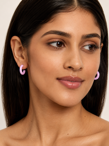 Blush Pop Hoops