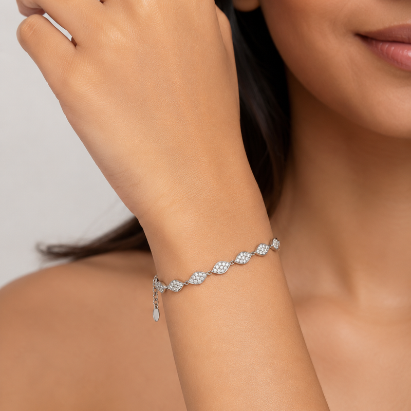 Elaria Marquise Charm Bracelet