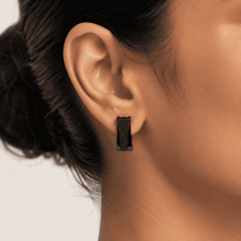 The Total Eclipse Studs — Gold Plated Eclipse Stud Earrings by House of Zena, front view