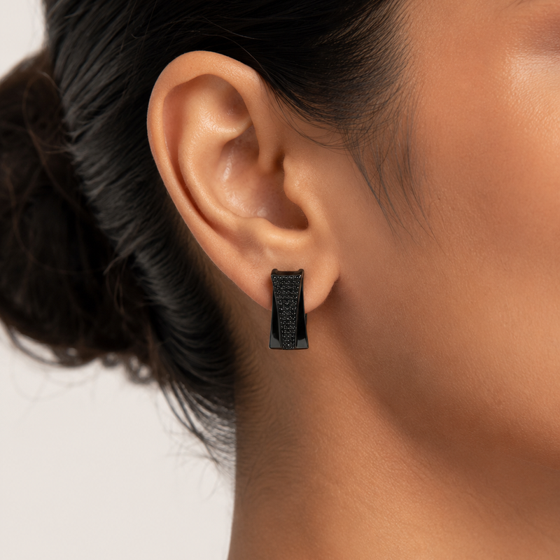 Noir Eclipse Studs
