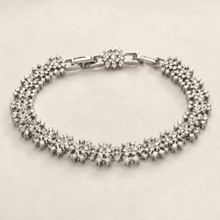The Wild Daisy Chain Bracelet — Gold Plated Bloom Bracelet by House of Zena, styled on model
