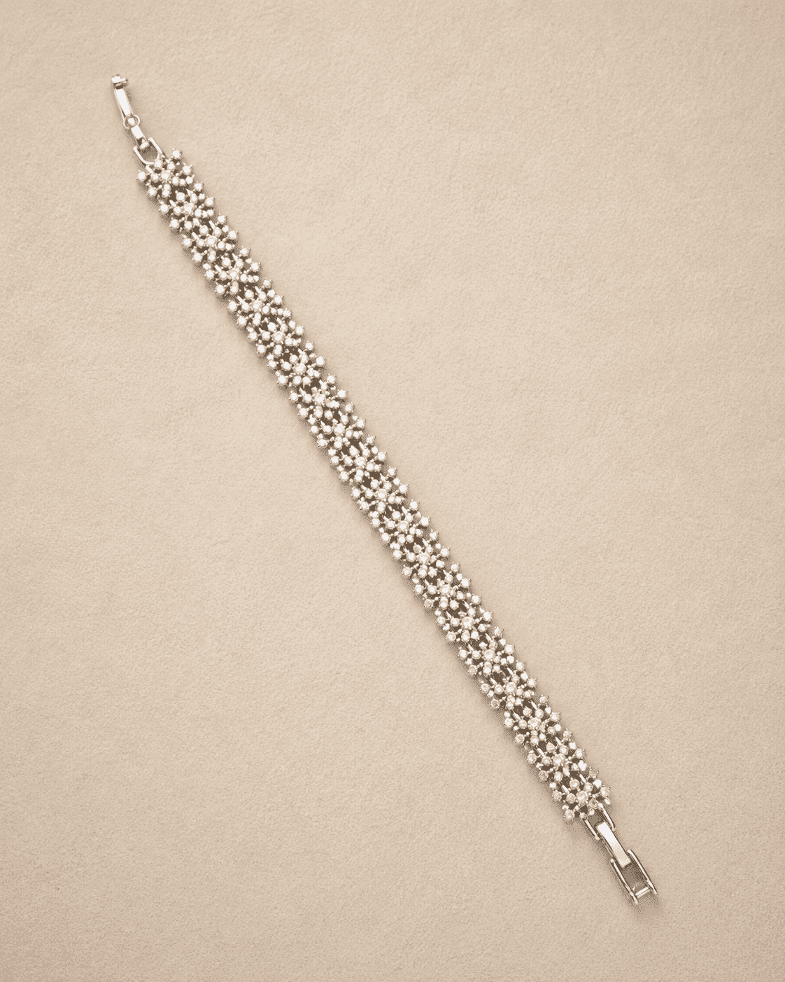 The Wild Daisy Chain Bracelet — Gold Plated Bloom Bracelet by House of Zena, side angle