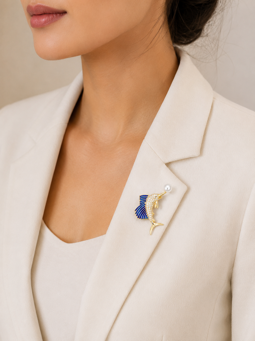 The Royal Crest Baroque Brooch