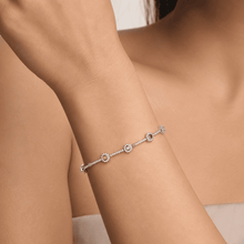The Disco Ball Prism Bracelet — Gold Plated Prism Bracelet by House of Zena, front view