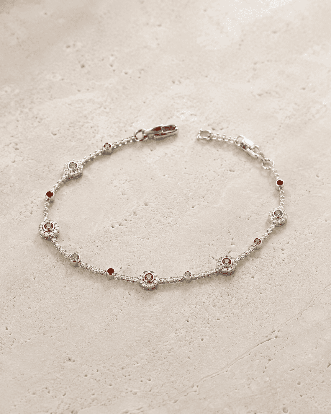 The Disco Ball Prism Bracelet — Gold Plated Prism Bracelet by House of Zena, styled on model