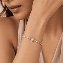 The "Side-Eye" Nazar Bracelet — Silver-Tone Nazar Bracelet by House of Zena, front view