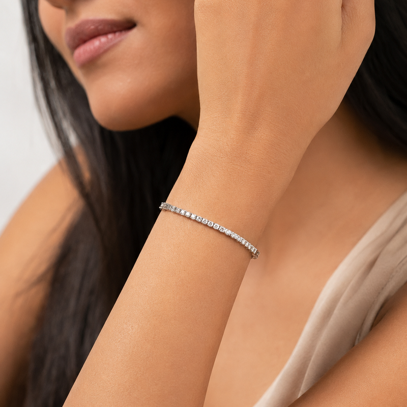 Luna Line Tennis Bracelet