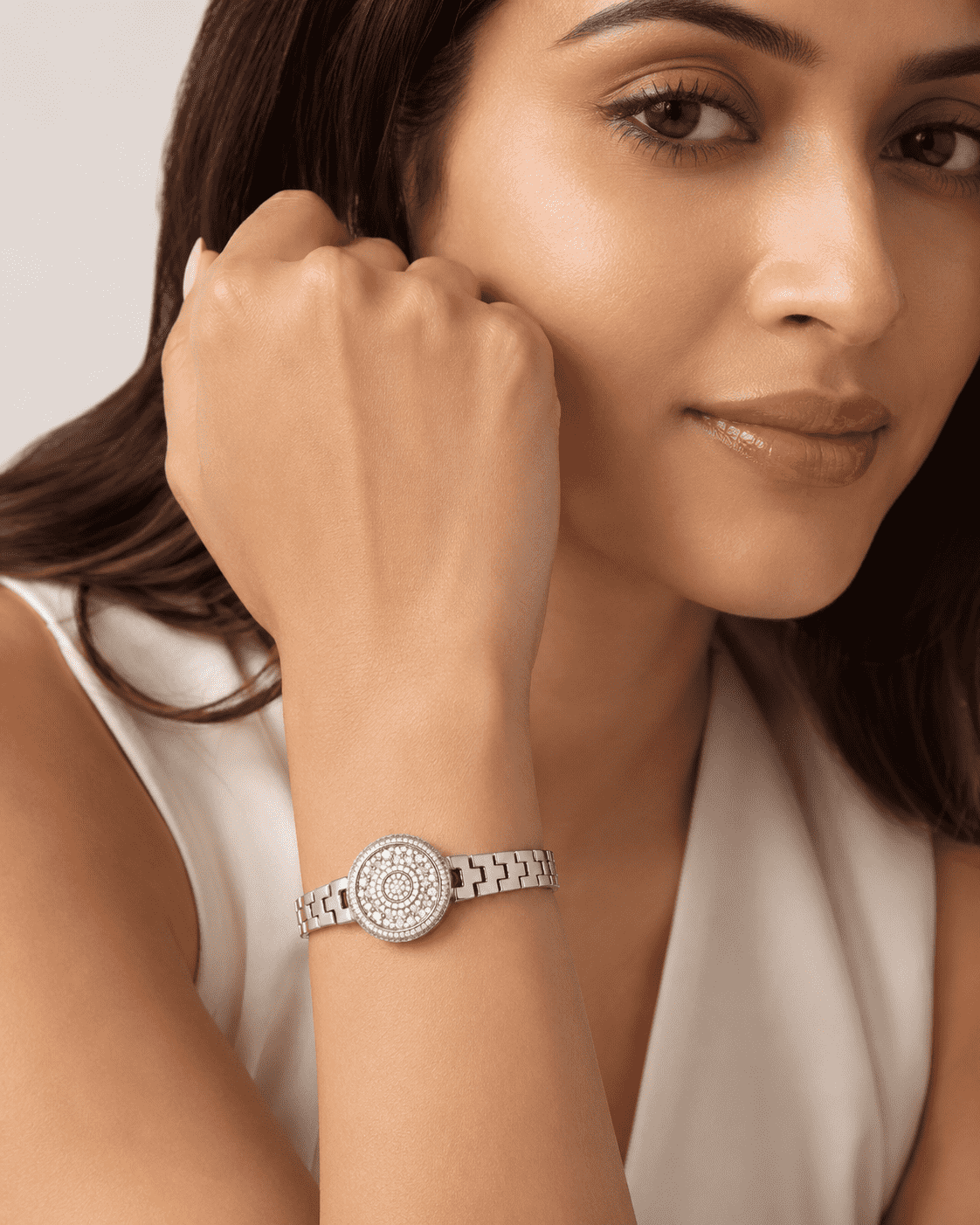 The Golden Hour Coin Bracelet — Gold Plated Medallion Bracelet by House of Zena, front view