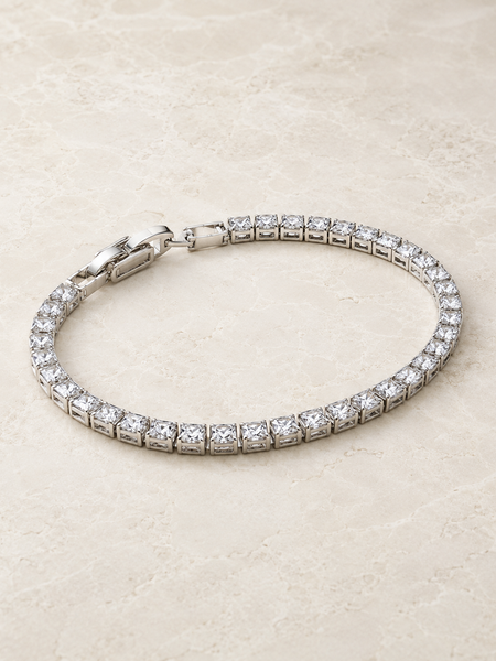 Celeste Princess Tennis Bracelet