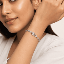 The "Pinky Promise" Infinity Chain — Gold Plated Infinity Grace Bracelet by House of Zena, front view