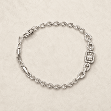 The "Pinky Promise" Infinity Chain — Gold Plated Infinity Grace Bracelet by House of Zena, close-up detail
