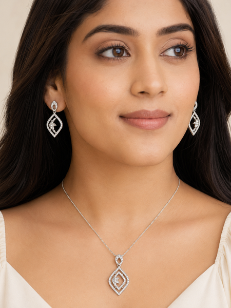 Celestia Bloom Pendant Set