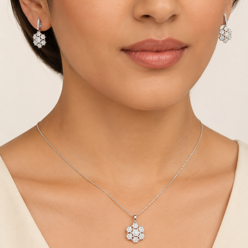Asterelle Bloom Pendant Set