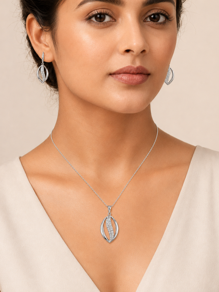 Veloura Wave Pendant Set