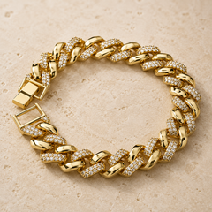 Auric Pavé Cuban Bracelet