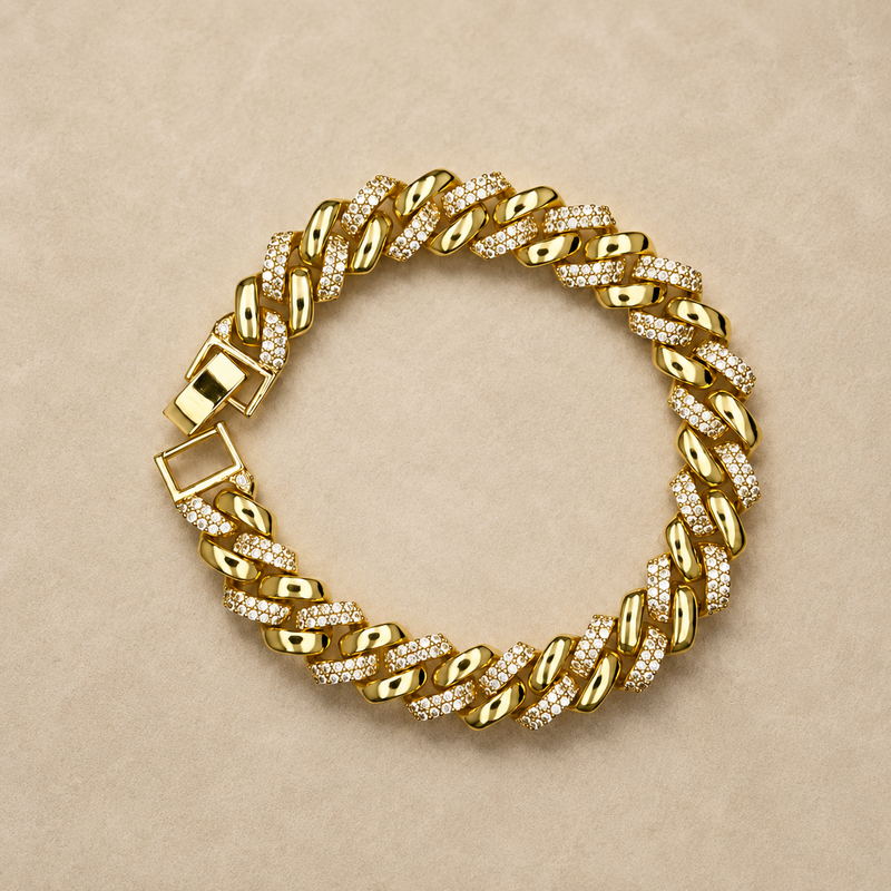 Auric Pavé Cuban Bracelet