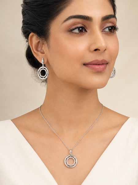 Aureline Halo Pendant Set