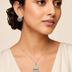 Celestia Bloom Pendant Set