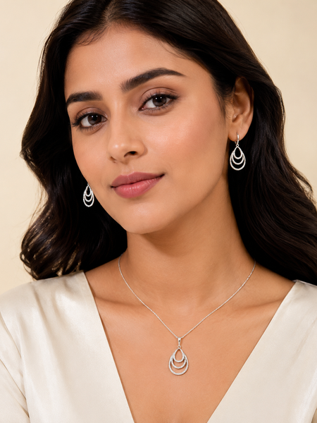 Avelisse Cascade Pendant Set