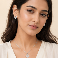 Virelle Square Pendant Set