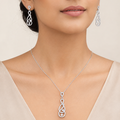 Infinity Grace Pendant Set