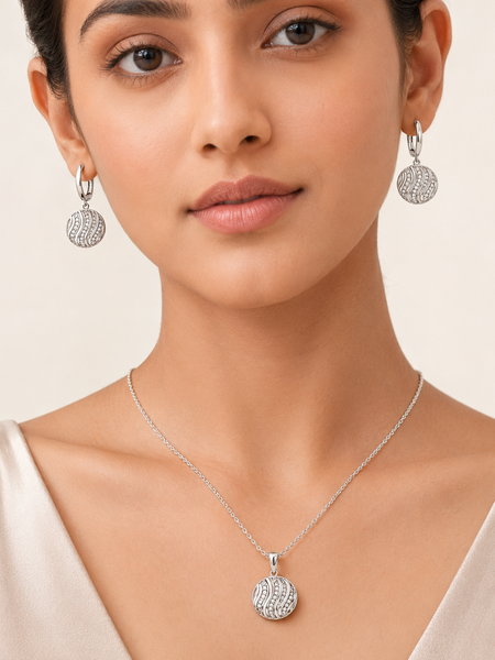 Aurora Wave Pendant Set
