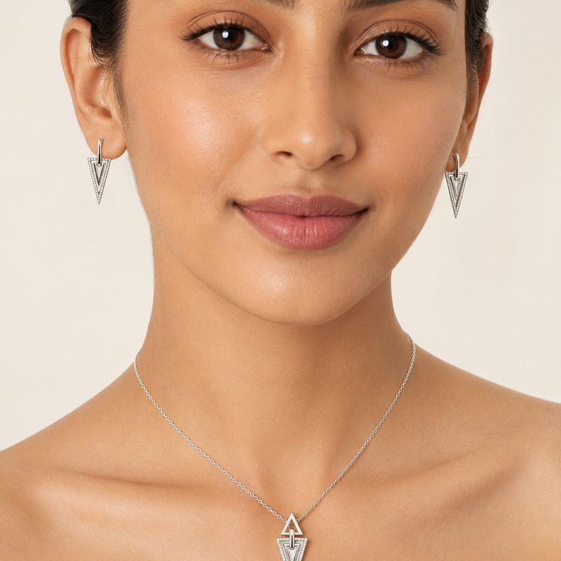 Astra Edge Pendant Set