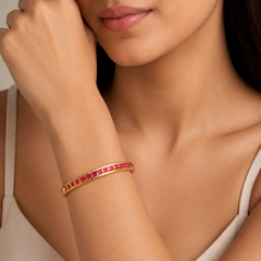 Rouge Line Bangle