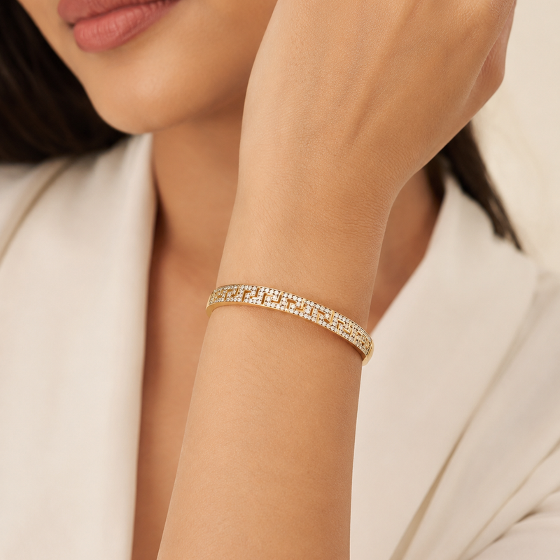 Auric Maze Bangle