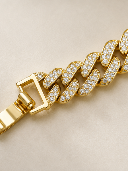 Sorelle Pavé Cuban Bracelet