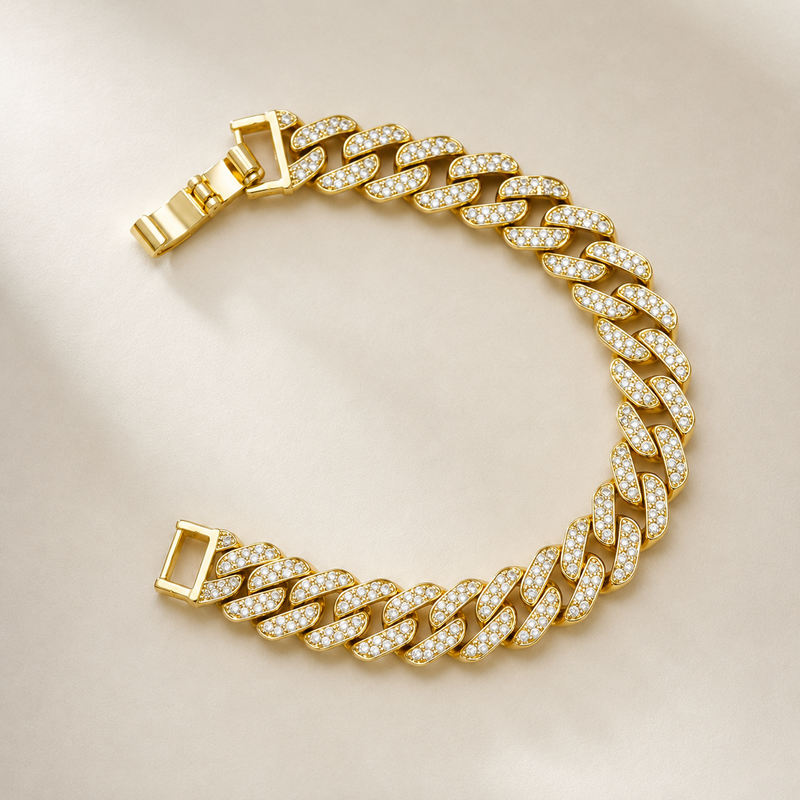 Sorelle Pavé Cuban Bracelet