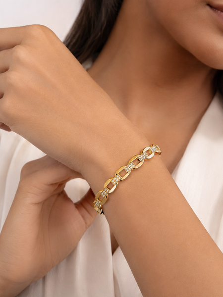 Lunéa Link Bangle