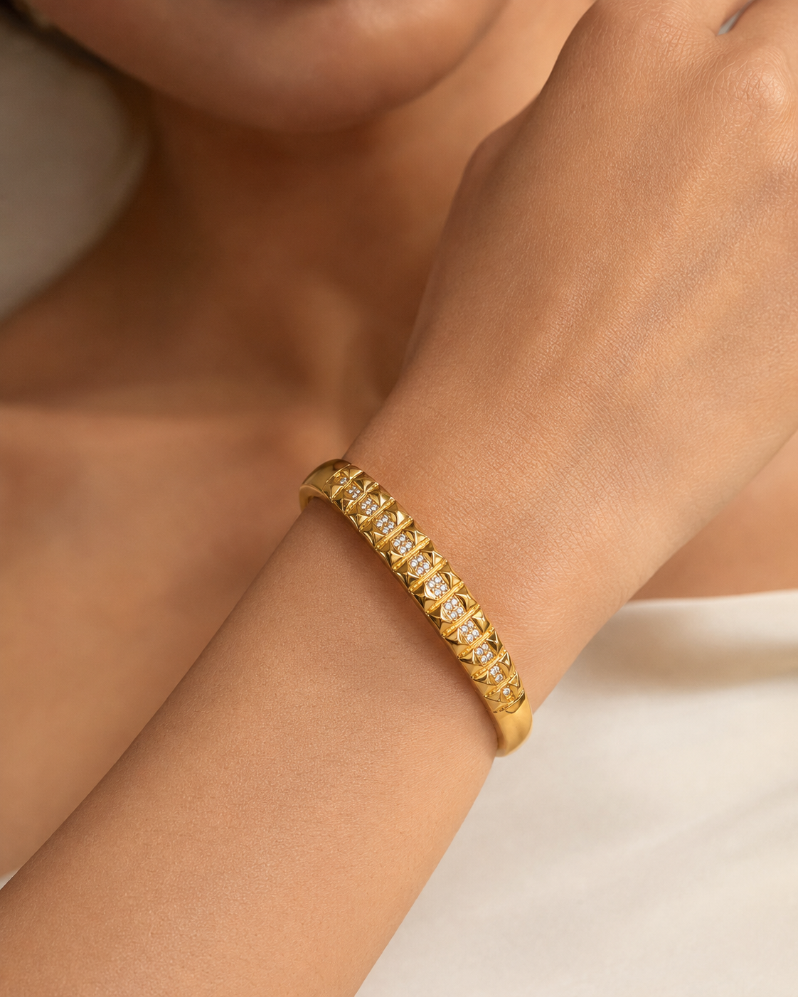 The Rock & Roll Studded Bangle