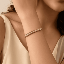 The Cleopatra Royal Filigree Cuff — Gold Plated Royale Bangle by House of Zena, front view