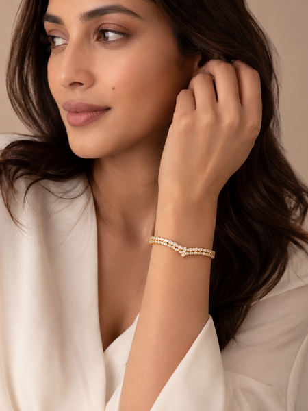 Aurielle Infinity Twist Bangle