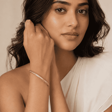 The Caviar Bead Bangle — Gold Plated Studline Bangle by House of Zena, front view